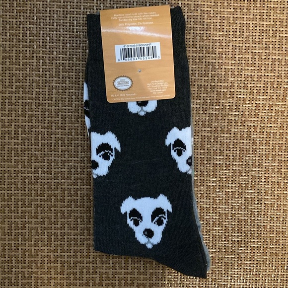 Animal Crossing: New Horizons Crew Socks & Fuzzy Crew Toe Socks Bundle - Picture 3 of 13